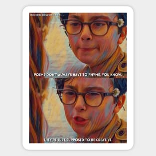 Poems | Moonrise Kingdom (2012) Movie Digital Fan Art Sticker